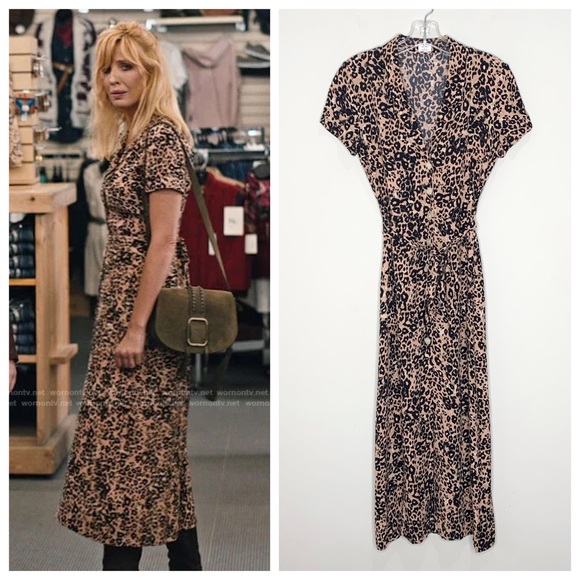 Aritzia Dresses & Skirts - Aritzia Wilfred Leopard Shirt Dress